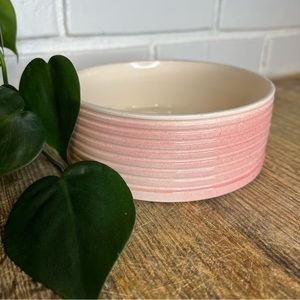 Italian Mid-Century Pastel Pink Ceramic Planter